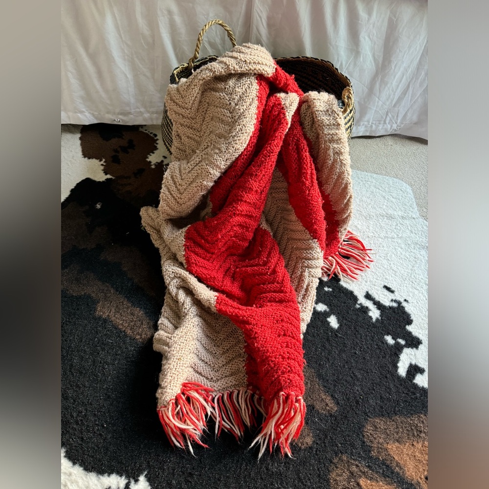Vintage Knit Blanket